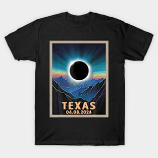 Total Solar Eclipse 2024 Texas T-Shirt